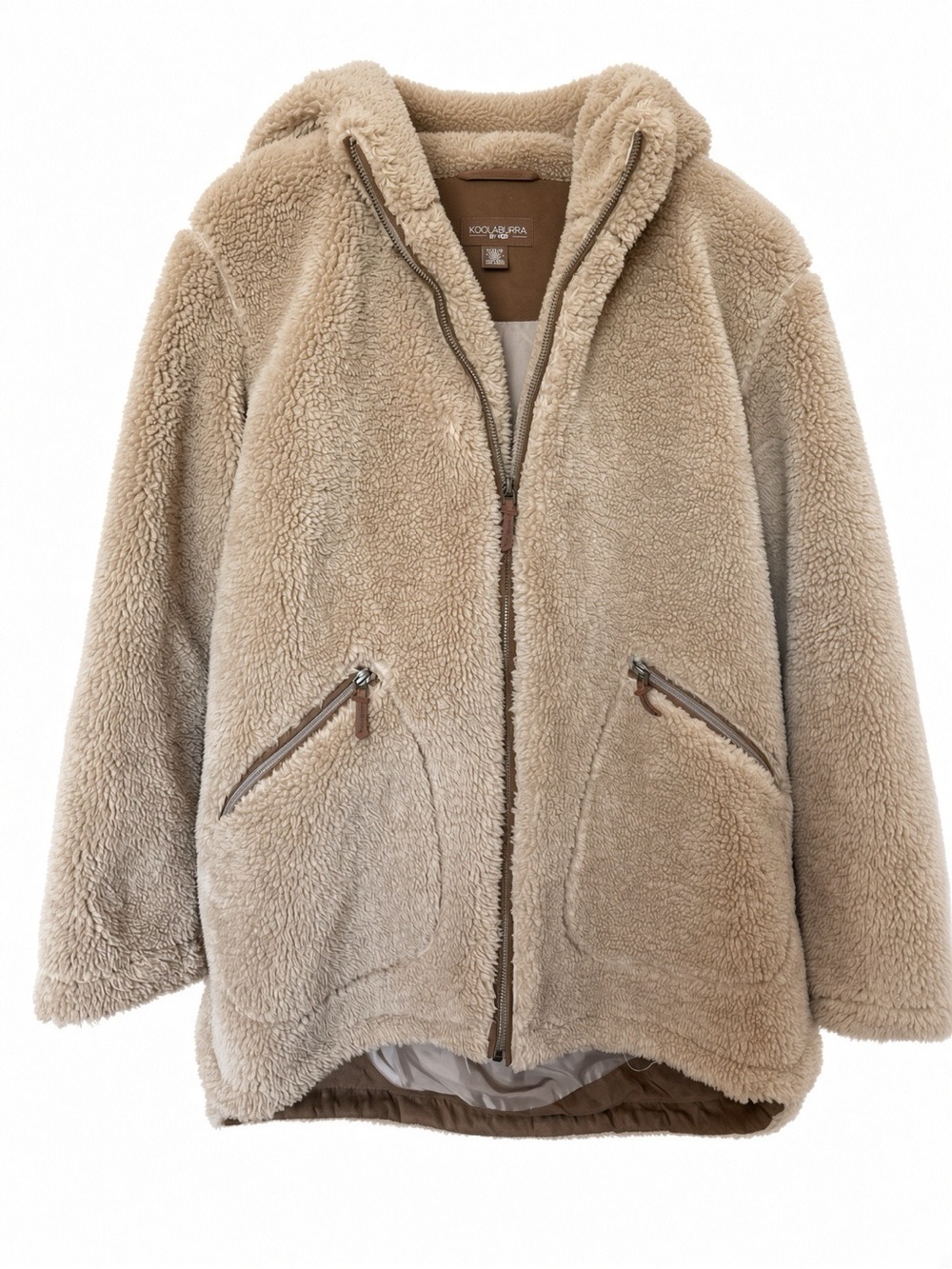 Koolaburra Plush Teddy Jacket in Beige